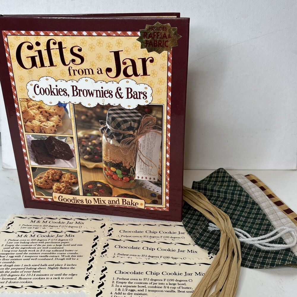 2004, "Gifts from a Jar" Cookies, Brownies & Bars -Goodies to Mix & Bake